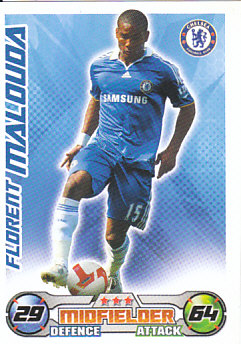 Florent Malouda Chelsea 2008/09 Topps Match Attax #81